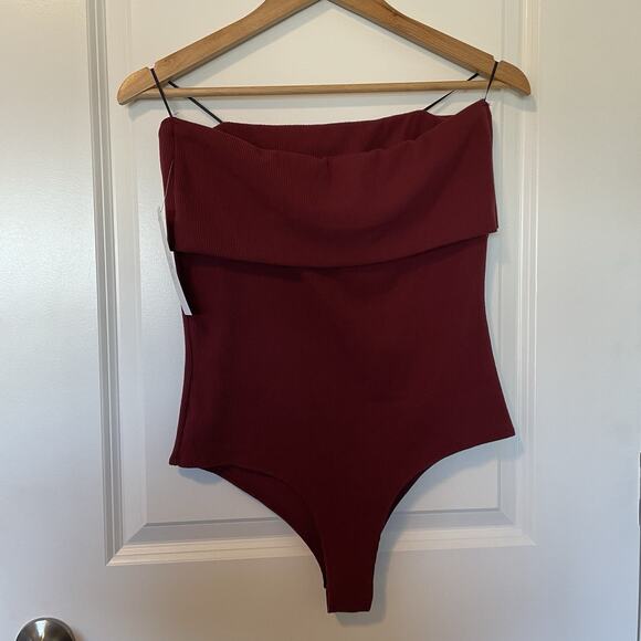 NWT Live In The Moment Ribbed Bodysuit Size Large Y2K Streetwear Grunge Punk 90s - Picture 9 of 11